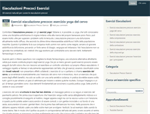 Tablet Screenshot of eiaculazioniprecociesercizi.com